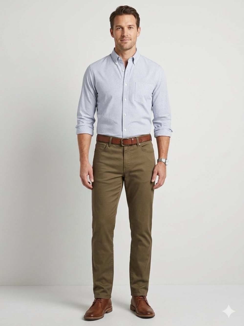 Lucky Brand 121 Slim Straight Leg Pants • BARK Brown • Size 40x30 • NWT